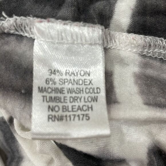 CYNTHIA ROWLEY  white grey tie dye halter maxi dress small - Picture 8 of 8